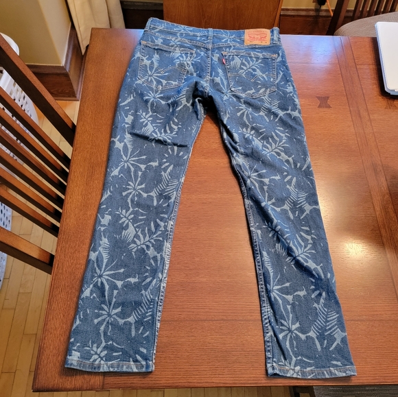 Levi's 511 Palm Leave Print Jeans 36X32 - Picture 2 of 8